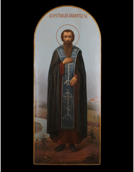 Икона Преподобный Геннадий Костромской и Любимоградский - фото - 2
